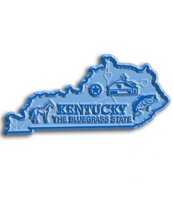 Kentucky Map Magnet