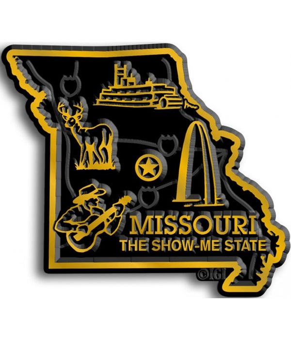 Missouri Map Magnet