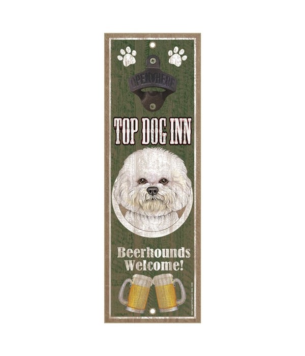 Top Dog Inn Beerhounds Welcome! Bichon F