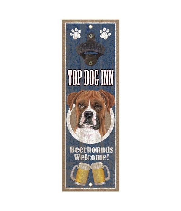 Top Dog Inn Beerhounds Welcome! Boxer (u