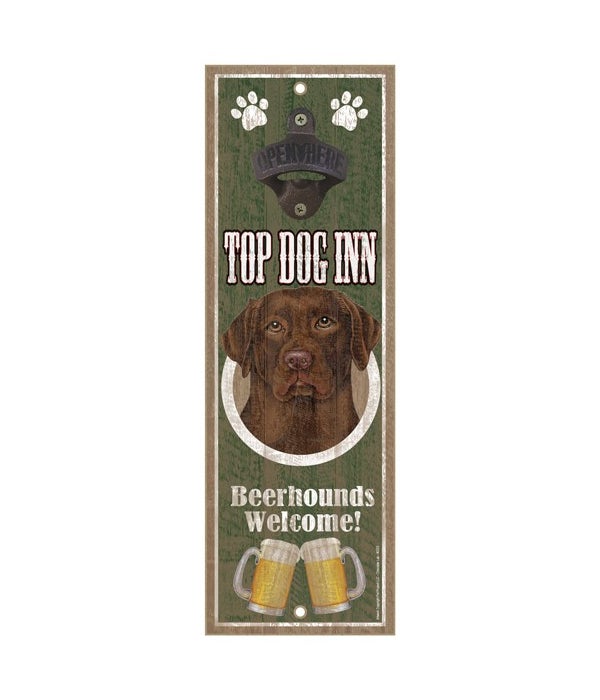 Top Dog Inn Beerhounds Welcome! Chocolat