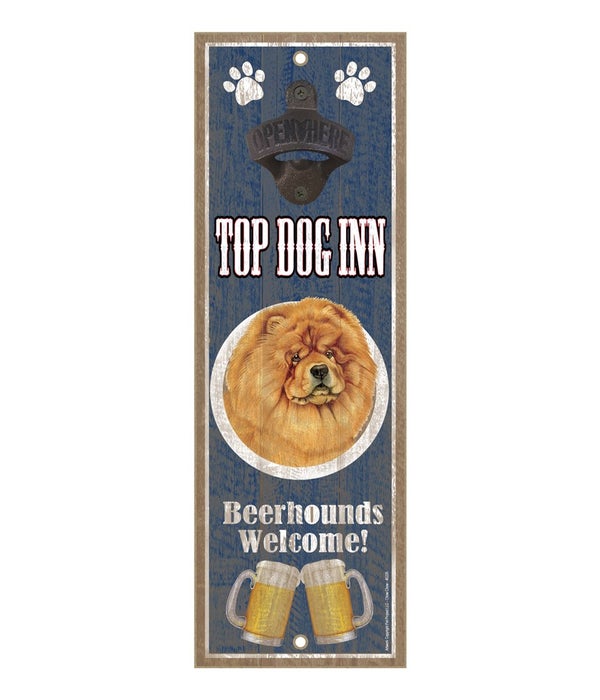 Top Dog Inn Beerhounds Welcome! Chow cho