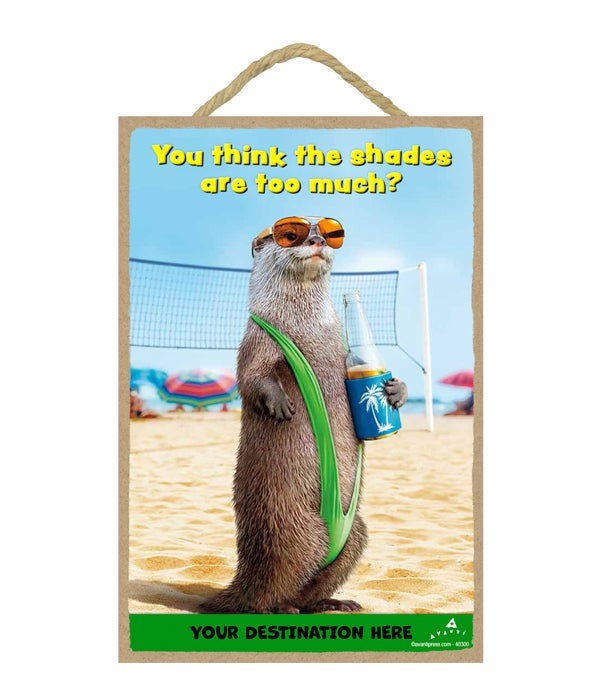 Otter Mankini - You Think the shades are too much? Magnet