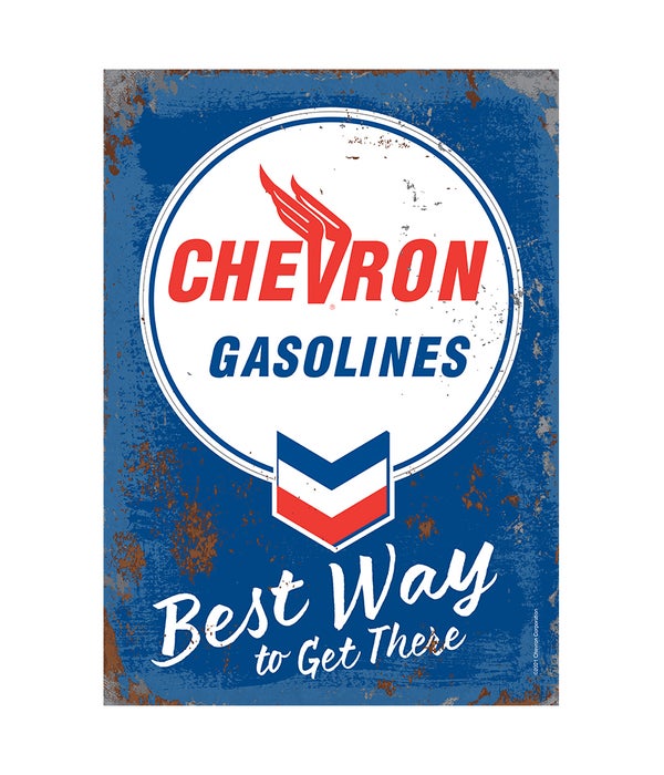 CHEVRON GASOLINES "BEST WAY TO GET THERE"
