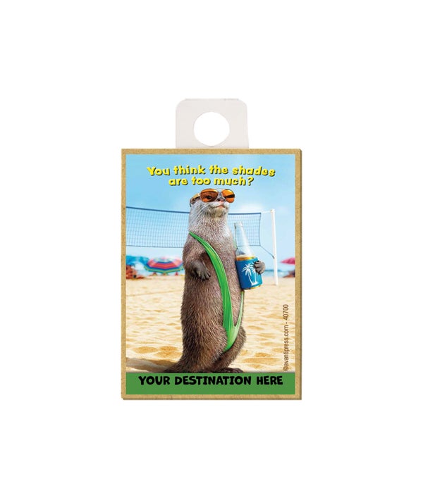 Otter Mankini - You Think the shades are too much? 1PK Coaster