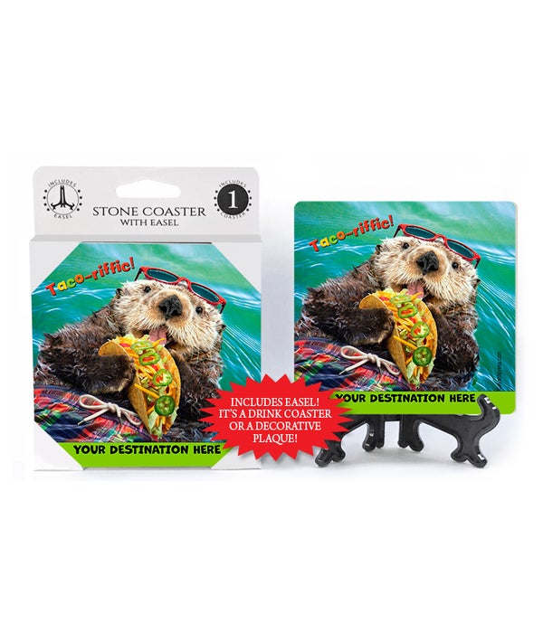 Otter Eats Tacos - Taco-riffic 1PK Coaster