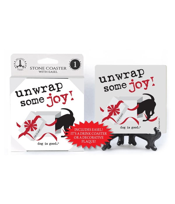 unwrap some joy! (white box, red bow wit