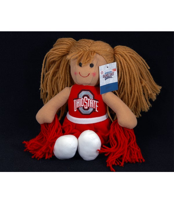 OH-S PLUSH DOLL CHEERLEADER 11IN