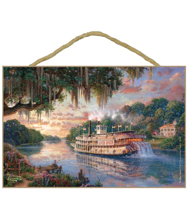 The River Queen 7x10.5 sign