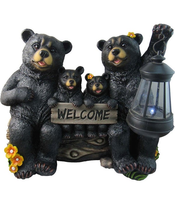 L13" Bear Family Lantern 1PC