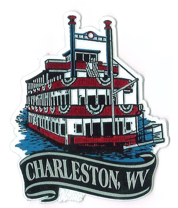 *Charleston, WV Banner Paddleboat magnet