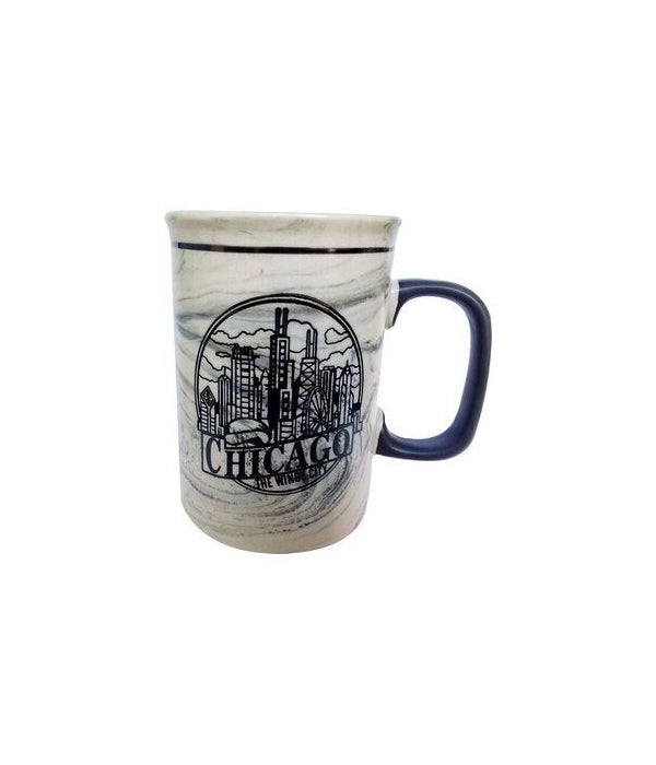Chicago Marble swirl mug