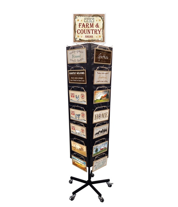Farm & Country Sign Display 168PC