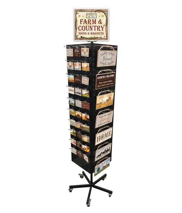 Farm & Country Sign & Magnet Display 234PC