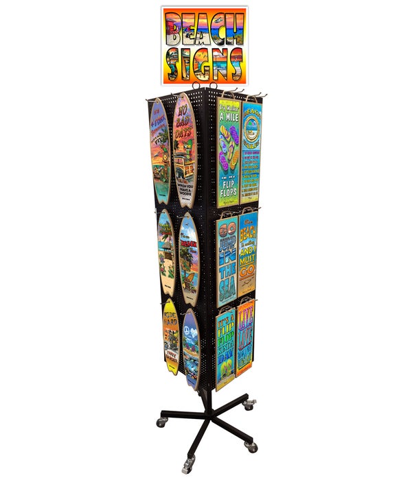 Tropical (Messina) Sign & Surfboard Combo Display 120PC