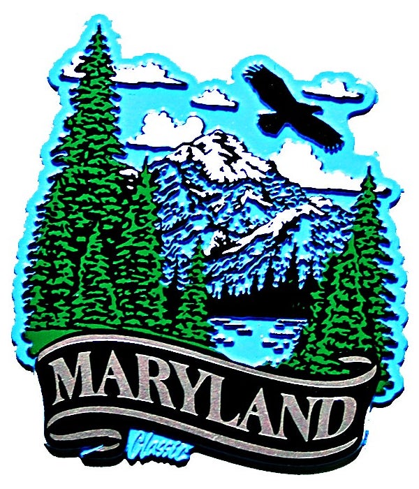 Maryland Mountain banner magnet