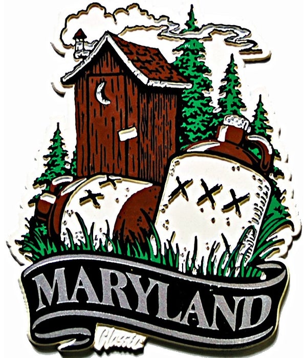 Maryland Hillbilly banner magnet