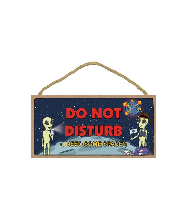 Do Not Disturb 5x10 Wood Sign