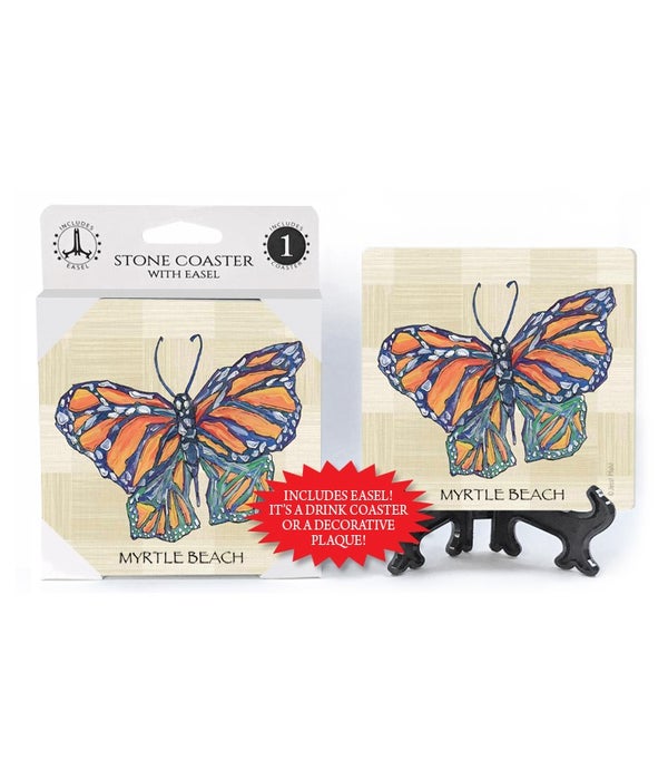 Monarch Full-1 pack stone coaster