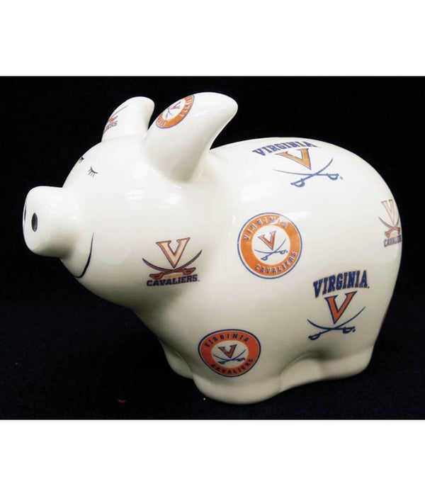 U-VA Bank Piggy Logo All Over
