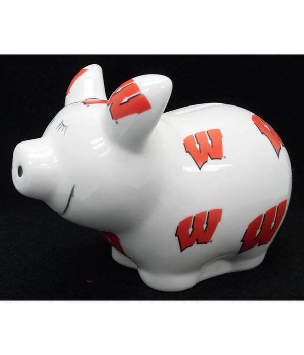 U-WI Piggy Bank Logo All Over