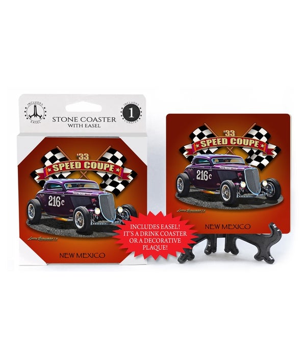 '33 Speed Coupe-1 pack stone coaster