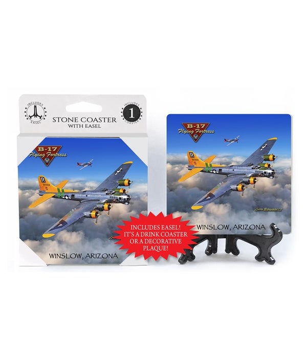 B-17 Flying Fortress-1 pack stone coaster