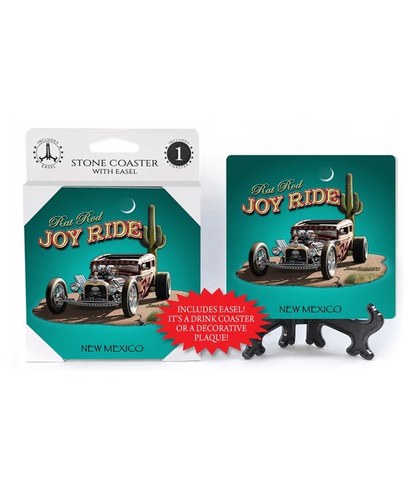 Joy Ride - Rat Rod (teal background, cac