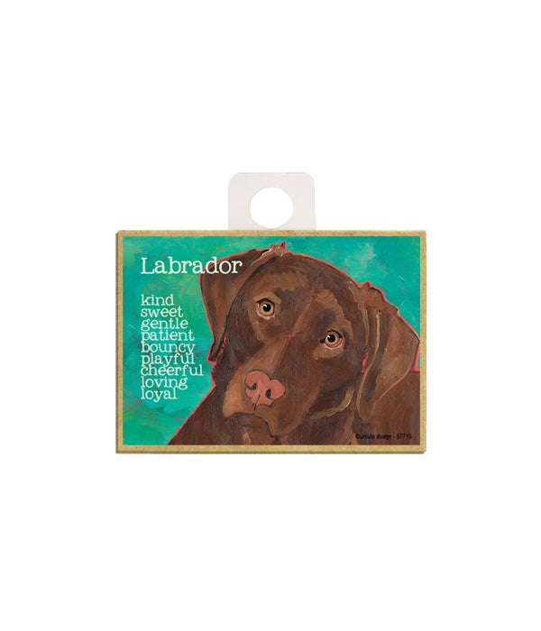 Chocolate Labrador Retriever Magnet