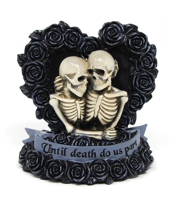 Deadly Promises (Skeleton Couple Sign) 5.55"T