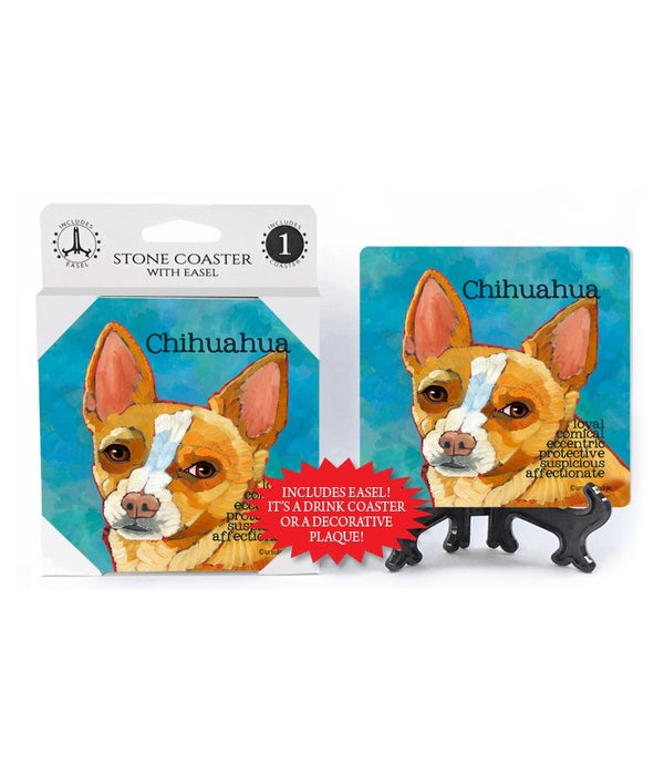 Chihuahua-1 Pack Stone Coaster