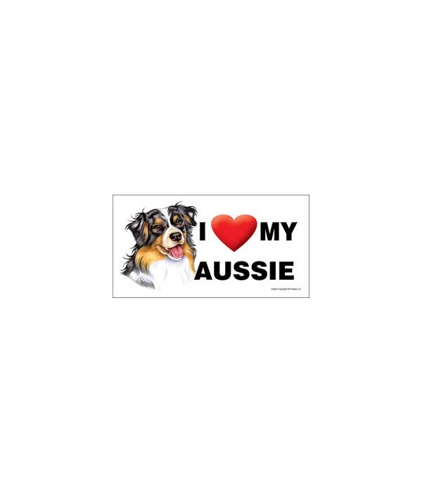 I (heart) my Aussie (Australian Shepherd