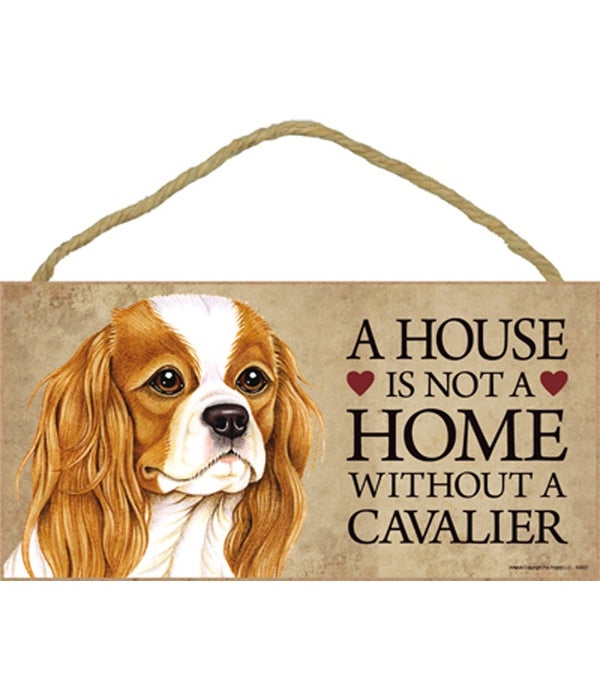 Cavalier (King Charles Spaniel) House 5x