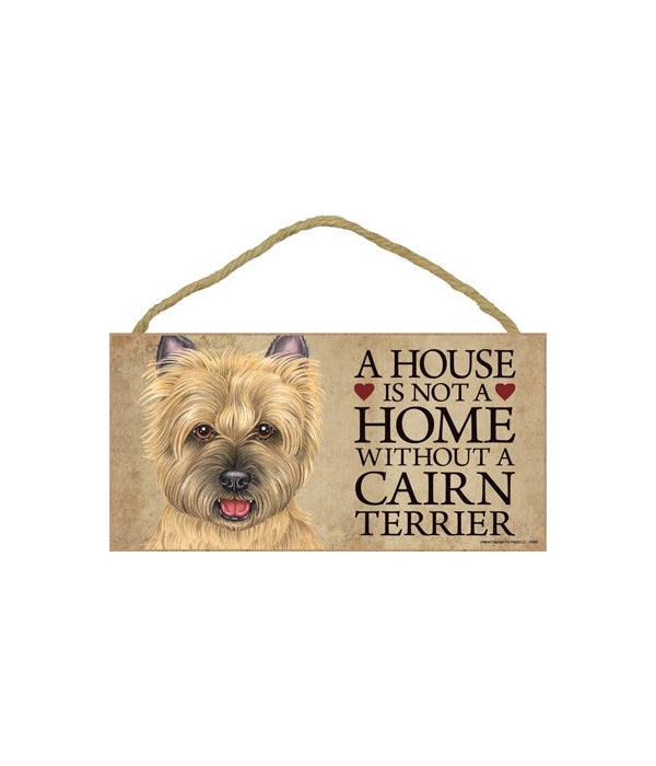 Cairn Terrier (tan) House 5x10