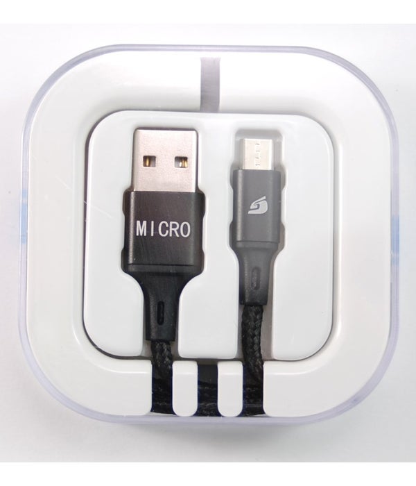 Micro /USB 3FT Cable in acrylic box