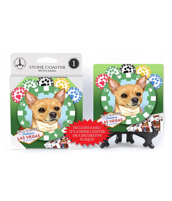 Chihuahua (tan) - Vegas Dog Coaster