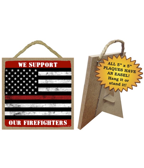 Fire fighter red line 5x5