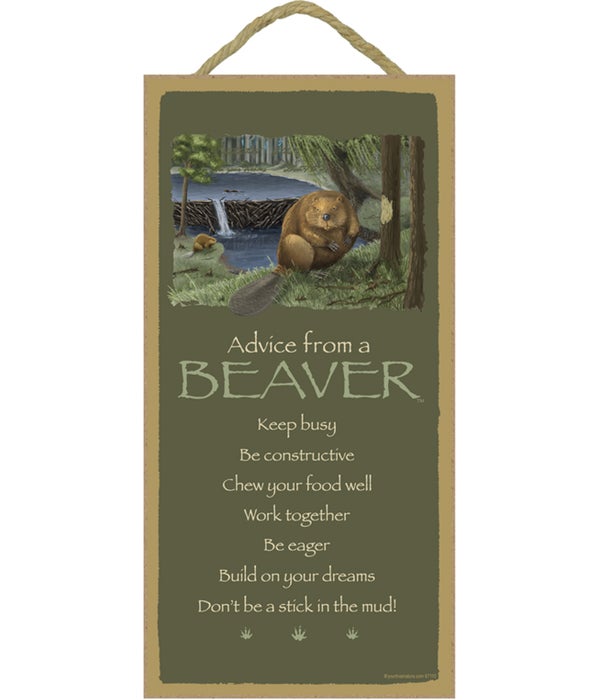 Advice from a Beaver 5x10