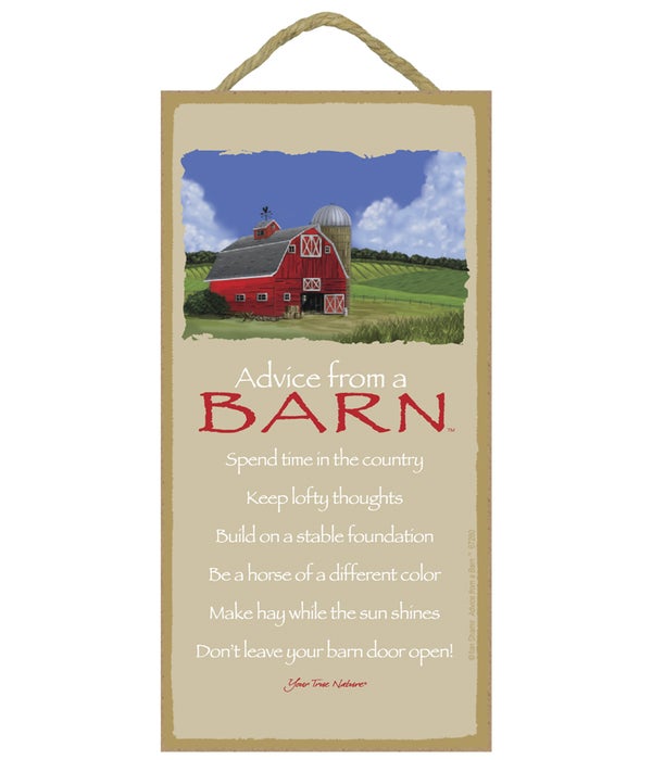 Advice from a Barn 5x10