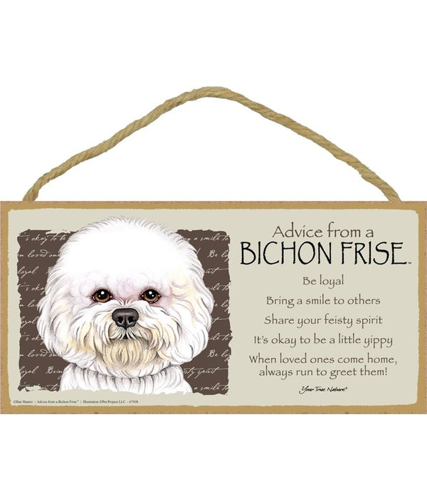 Advice from a Bichon 5x10