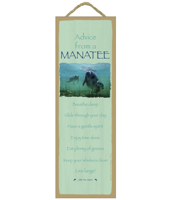 Advice from a Manatee 5x15