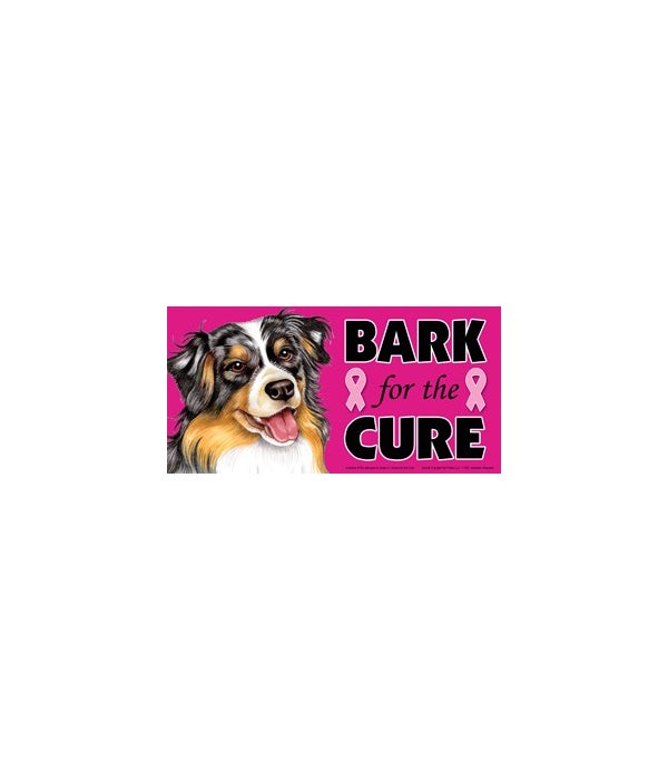 Bark for the Cure Aussie-4x8 Car Magnet