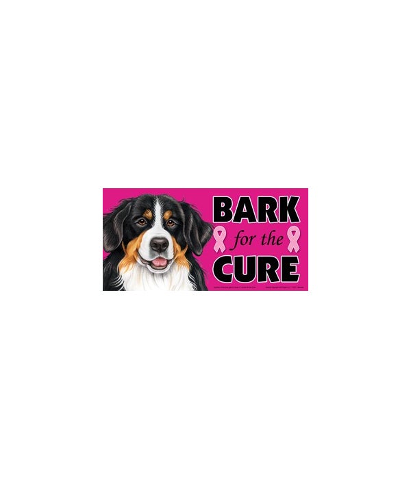 Bark for the Cure Bernese  4x8 Car Magne