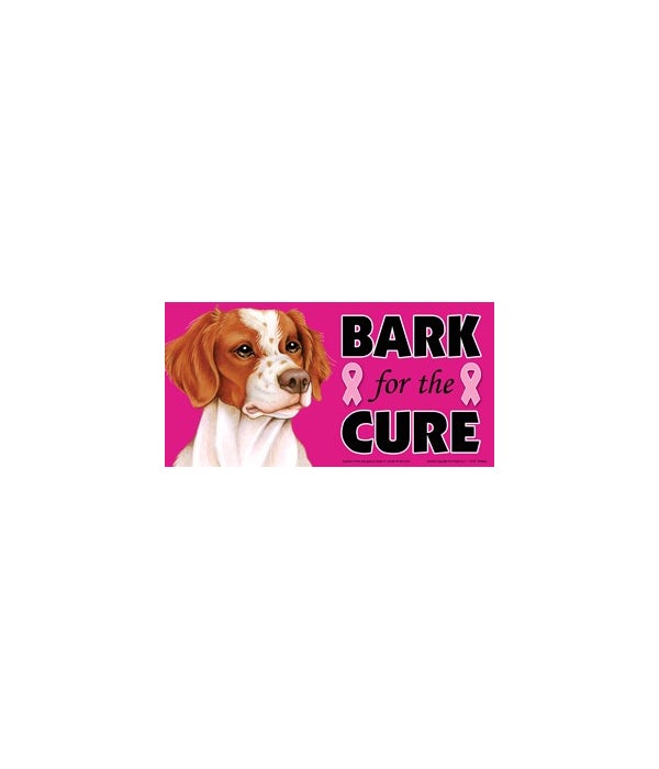 Bark for the Cure Brittany-4x8 Car Magnet