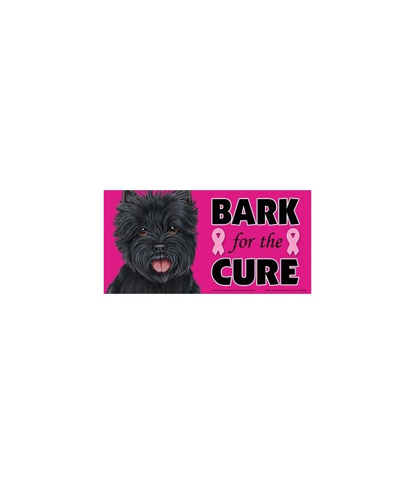 Bark for the Cure Cairn Terrier (black)