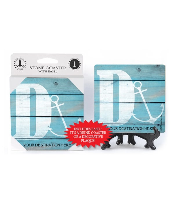 Sail Themed Stone Coasters  1 pack - "D"