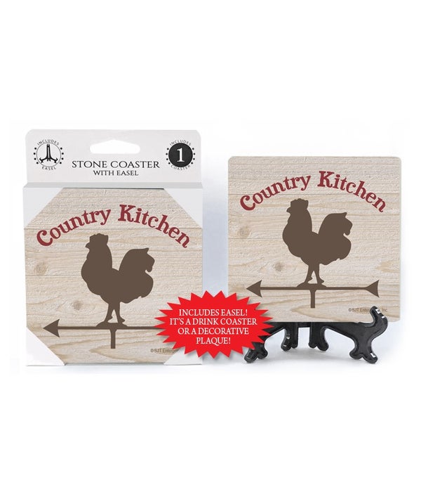 Country Kitchen -1 pack stone coaster