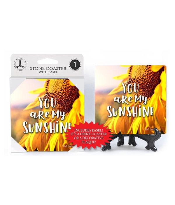 You are my sunshine (sunflower) Coaster