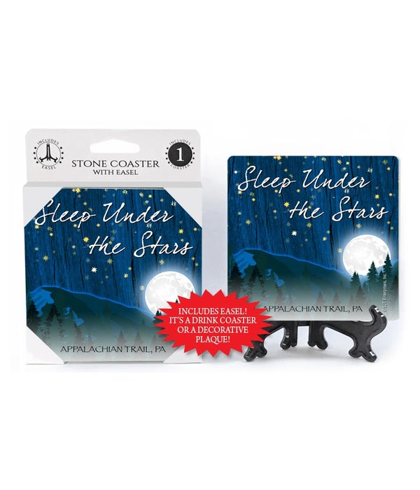 Sleep Under the Stars 1 pack stone coaster