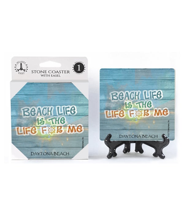 Beach life is the life for me-1 Pack Stone Coaster